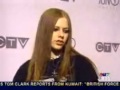 Avril Lavigne - Interview about Juno Awards 06/04/2003