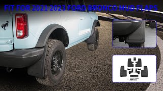 2021 2022 2023 Ford Bronco 2/4 Door Mud Flaps No Drilling Installation Video (New) by Jason Tommy 990 views 1 year ago 5 minutes, 45 seconds