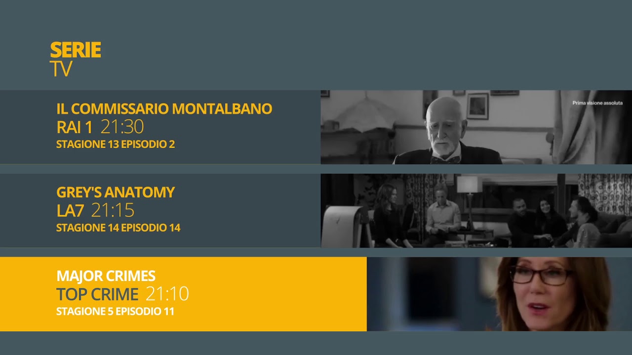 Stasera in tv - Programmi tv di oggi, 18 febbraio 2019 | Guida TV - YouTube