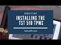 Installing TST 510 Tire Pressure Monitoring System Sensors