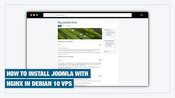 How to Install Joomla with Nginx on a Debian 10 VPS