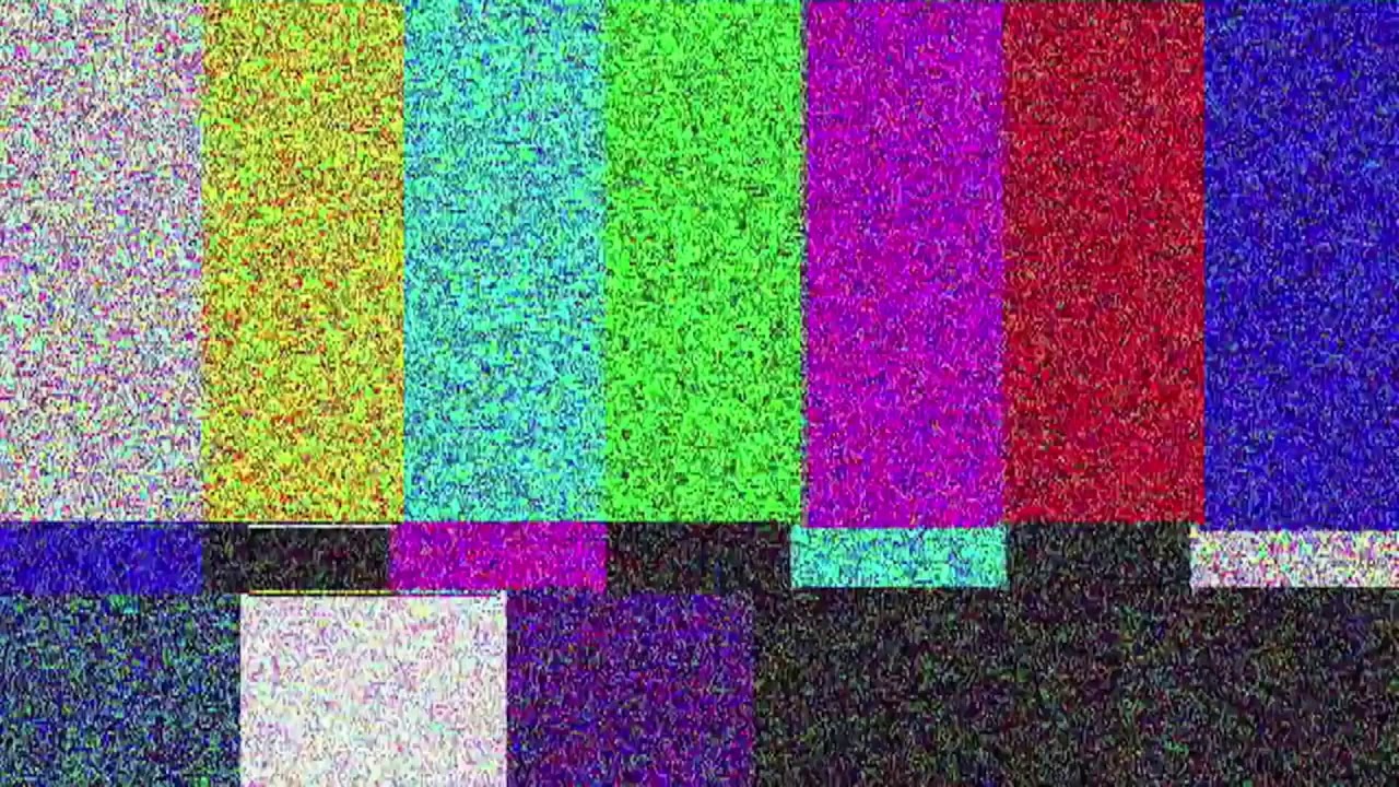 TV No signal screen effect - YouTube