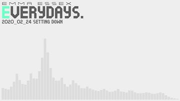 EVERYDAYS.: 2020_02_24 setting down