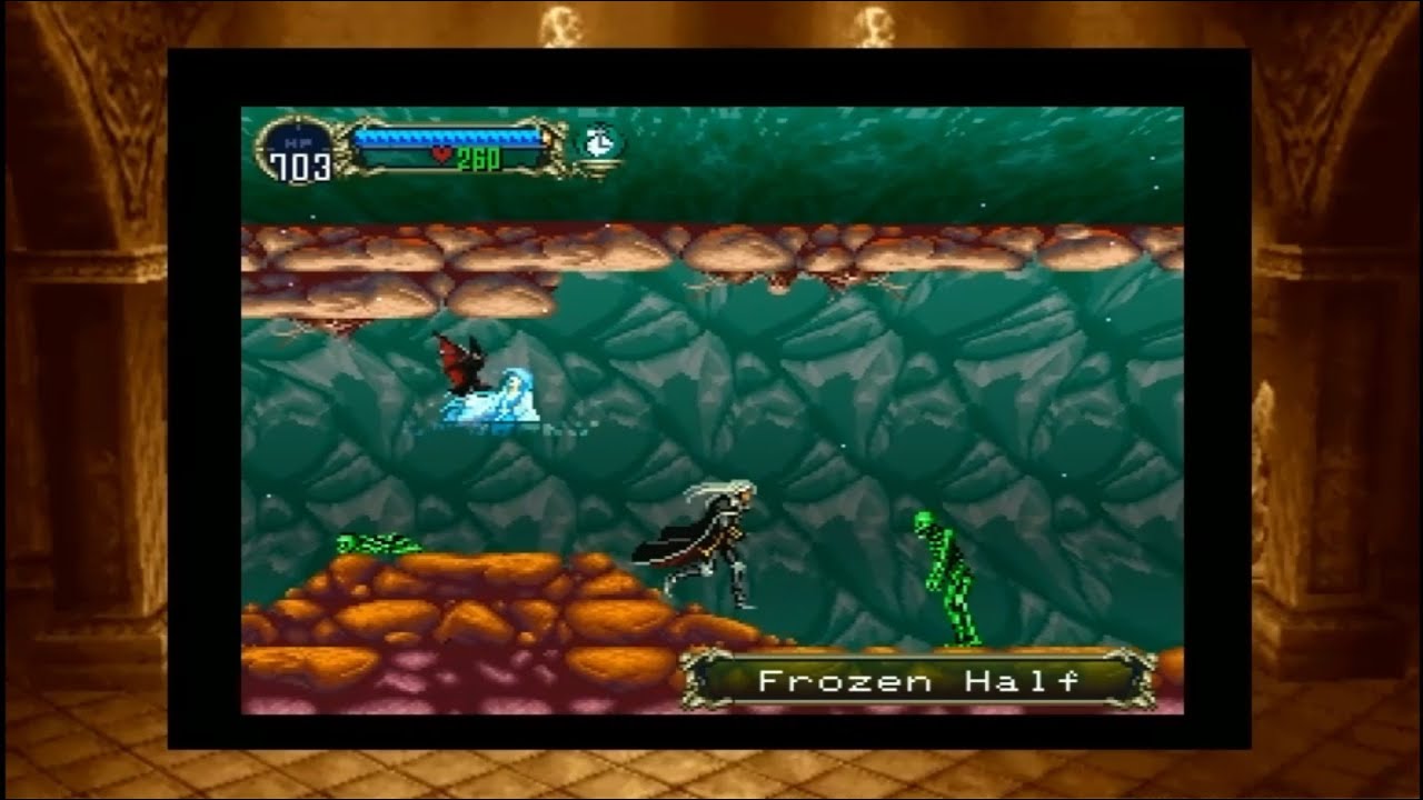 CastleVania Symphony Of The Night (PLAYSTATION PSP) Part 5 Luck Mode