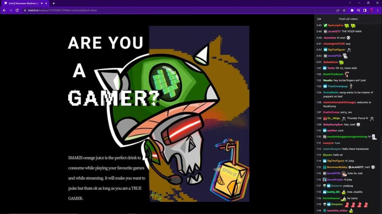 Vinesauce Joel/Vargskelethor Shareware Madness Full Twitch Stream VOD