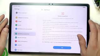 How to Set Up Face Unlock on LENOVO Idea Tab Plus