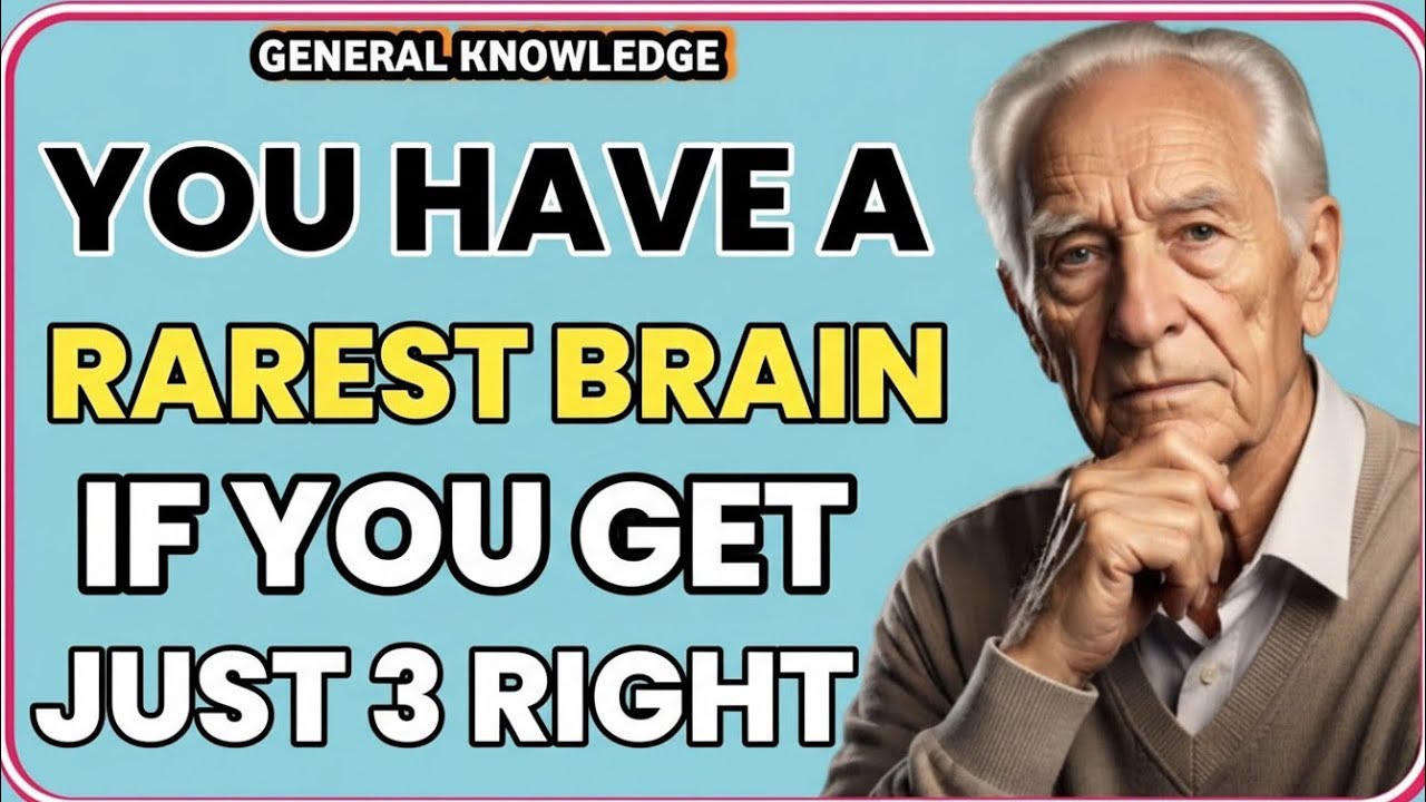 Only Geniuses Can Get 3 Right! 🧠🔥 | The Rarest Brain Test Ever
