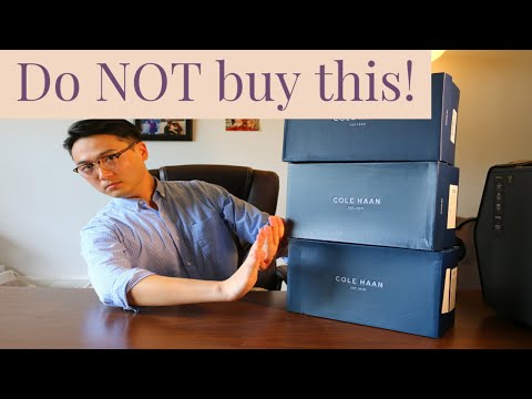 Do NOT buy this! |Menswear Mistakes |Cheap Mens Shoes Cole Haan |Menswear Habit You Should Know
