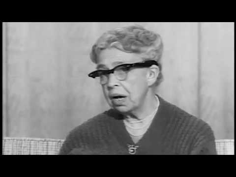 Eleanor Roosevelt interview on FDR&rsquo;s Legacy (1959)