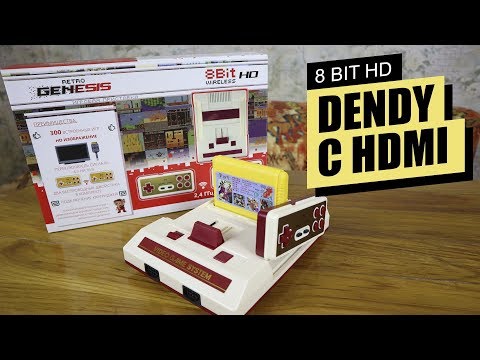 Retro Genesis 8 Bit Wireless HD 300 игр / ОБЗОР ТЕСТ РАСПАКОВКА СРАВНЕНИЕ