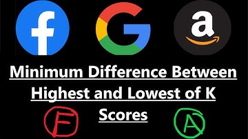 Minimum Difference Between Highest and Lowest of K Scores - Leetcode Weekly Contest - 1984 Python