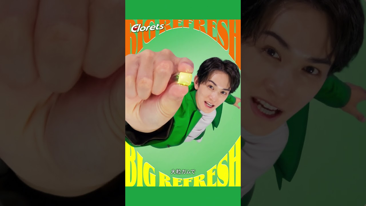 クロレッツ「ビッグフルーツ新登場！」篇15秒