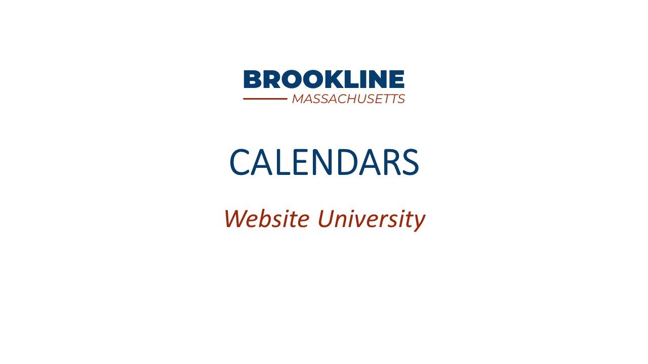 Website University | Brookline, MA - Official Website