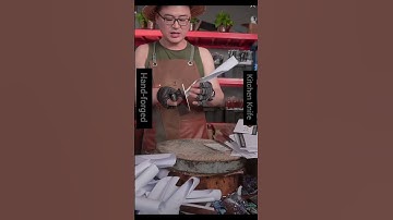 Forged Knife Cutting Test – Soft Touch, Sharp Results! 🍎