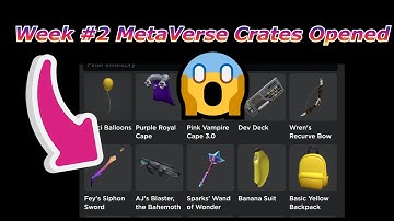 Week 2 Crates Are Open- Roblox Metaverse