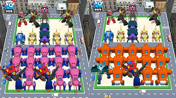 Merge Robot Rise Battle Max Level Merge Gameplay