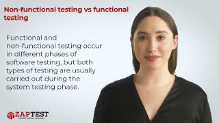 Non-functional testing vs functional testing