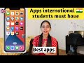 Best apps for International students || Study Abroad 🇬🇧🇭🇲🇺🇸