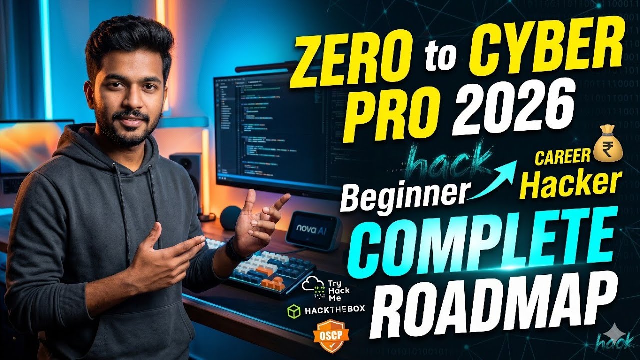 Cybersecurity Roadmap 2026: Zero to Hero 🛡️ | Complete Beginner Guide