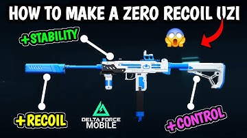 INSANE NO RECOIL UZI Build in Delta Force Mobile (Laser-Accurate Setup!)