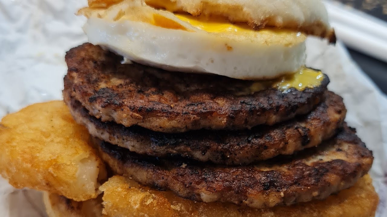 3 bite challenge mac D's - YouTube