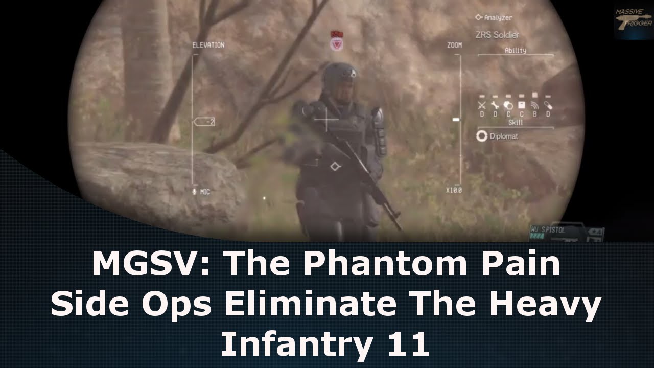 MGSV: The Phantom Pain Side Ops Eliminate The Heavy Infantry 11