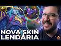 COMPREI A NOVA SKIN LENDÁRIA DO SWAIN DO WILD RIFT - Swain Wild Rift New Skin 4k Gameplay