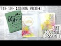 Art Journal Session BYO music | The Sketchbook Project Session 1 🦋 Shanouki Art 🦋🖌🖍