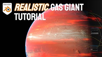 Blender Realistic Gas Giant Tutorial-[Blender 3d]