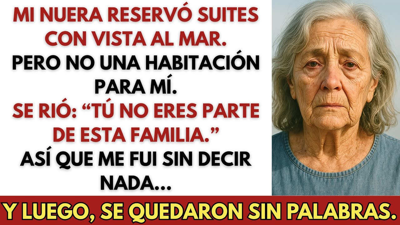 Mi nuera no me reservó habitación — lo que pasó después los dejó en shock