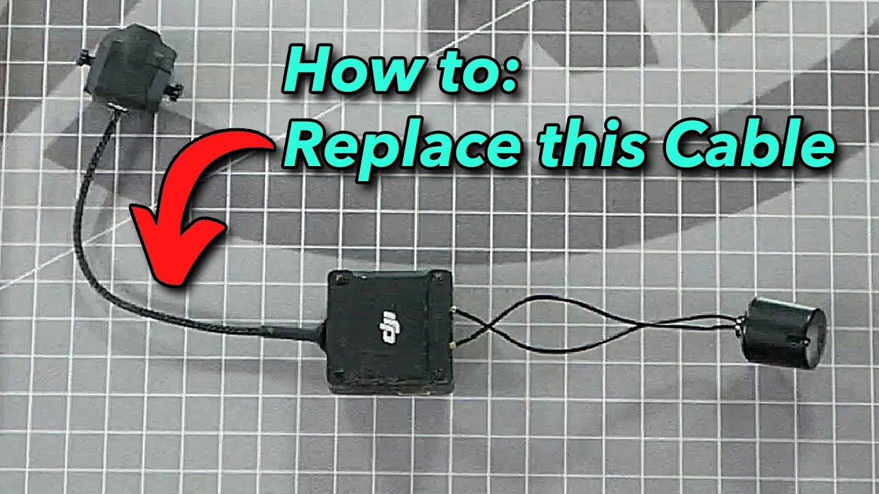 How to Replace DJI O3 Camera Cable YouTube