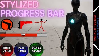 Unreal Engine 5 - How stylized Progress Bar works