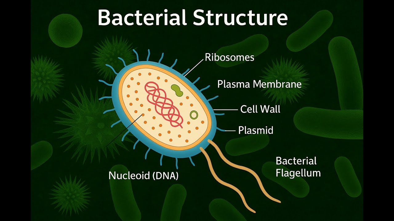 Bacterial structure and Reproduction Part 1 - YouTube
