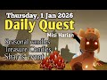 Sky Daily Quest today - Golden Wasteland 1 jan 2026 | Sky Children of the Light | Sandwichies Ch