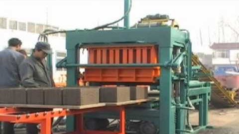 QT5-20 hydraulic automatic cement block making machine