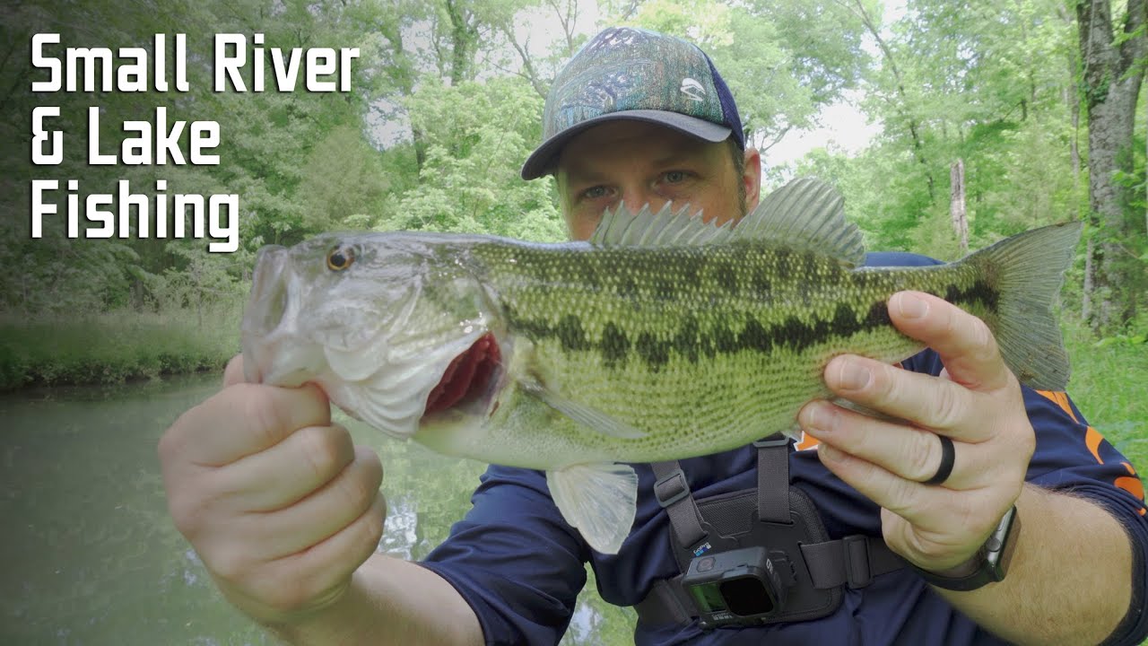 Small River & Lake Fishing (Ep. 3)  Bass, Crappie and Bluegill on this  outing! 