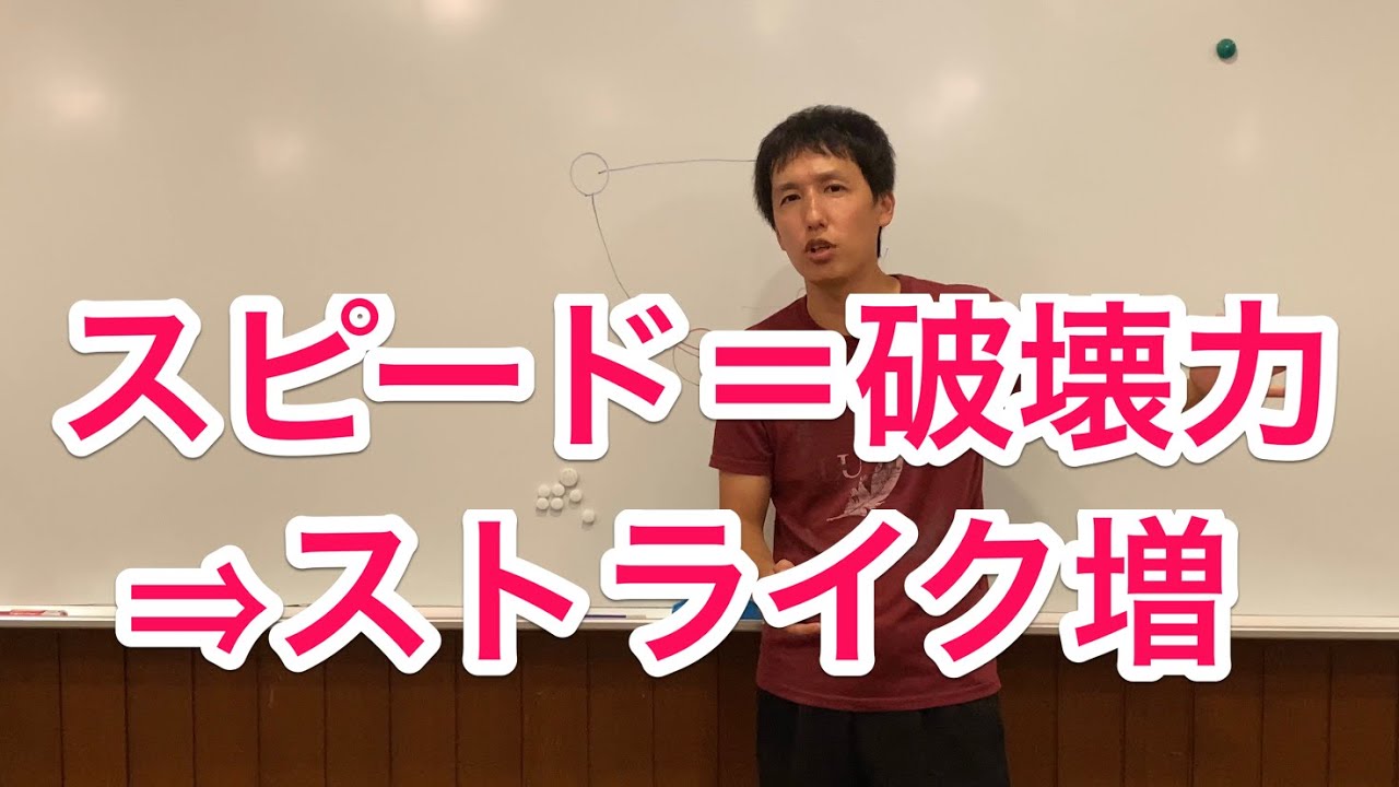 ストライクを増やしてスコアを上げたいなら、まずスピードを上げる！