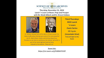 Science of Mind Archives Lunch n Learn November 2024