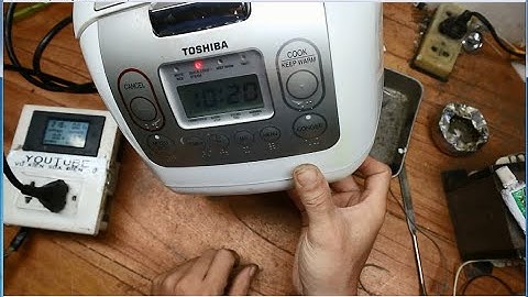 Trải nghiệm sửa chiếc nồi cơm Toshiba hỏng nguồn!