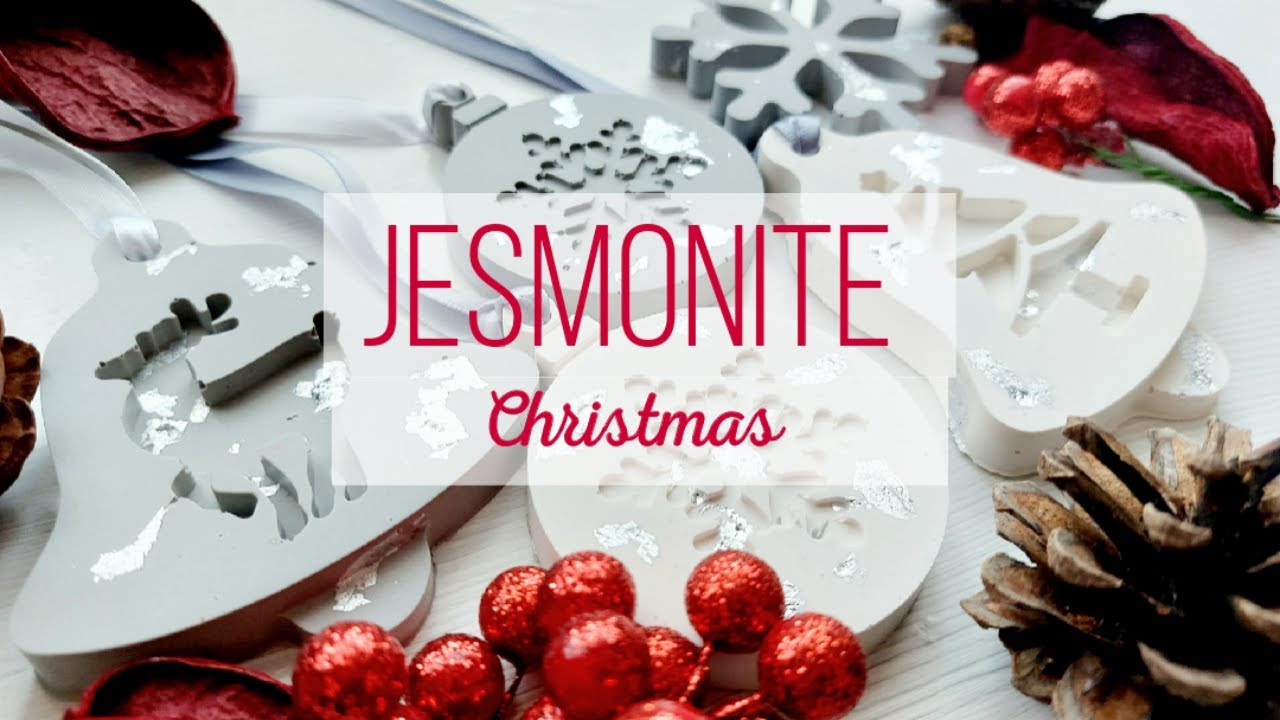 Jesmonite Christmas Tree Decorations
