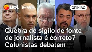 Moraes orders investigation into Dino's text source: Josias, Sakamoto, and Maierovitch debate sou...