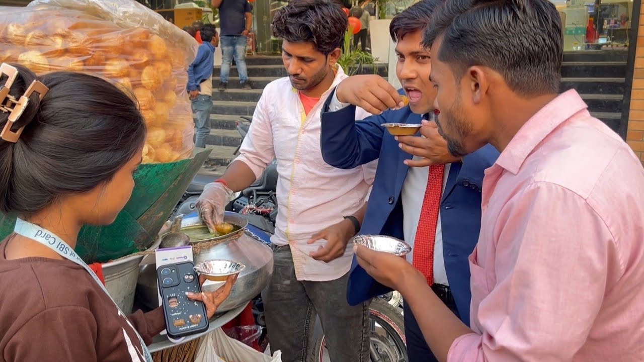 Spicy Panipuri Loved by Corporates | Indian street food 