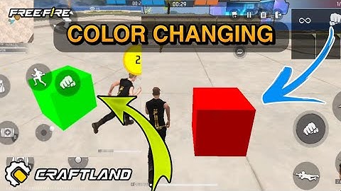 How to make color changing block in Free Fire (MAX) CRAFTLAND - Gamer Id47