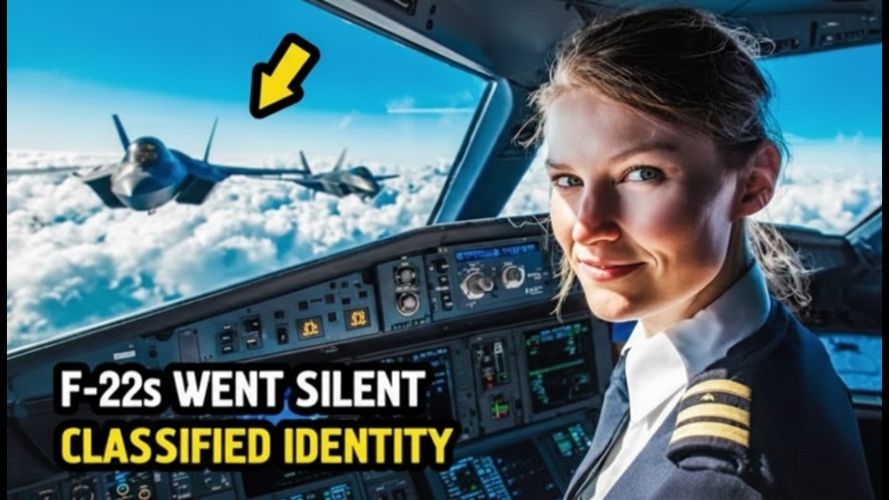 She Saved Everyone on Board — Until Her Call Sign Made Two F-22 Pilots Go Silent In Midair Clash!!