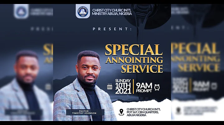 How to Design Special Anointing Service | Church F...