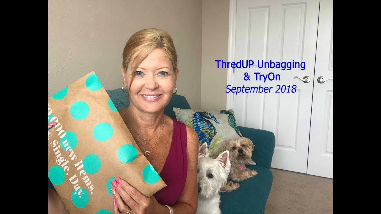 ThredUP - September 2018:  Unbagging & Try On...My first One
