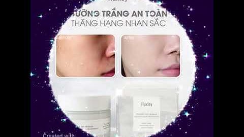 Review kem dưỡng huxley glow awakening