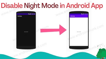 Disable Night Mode in Android App | Prevent night mode in Android app | Android Studio Tutorial