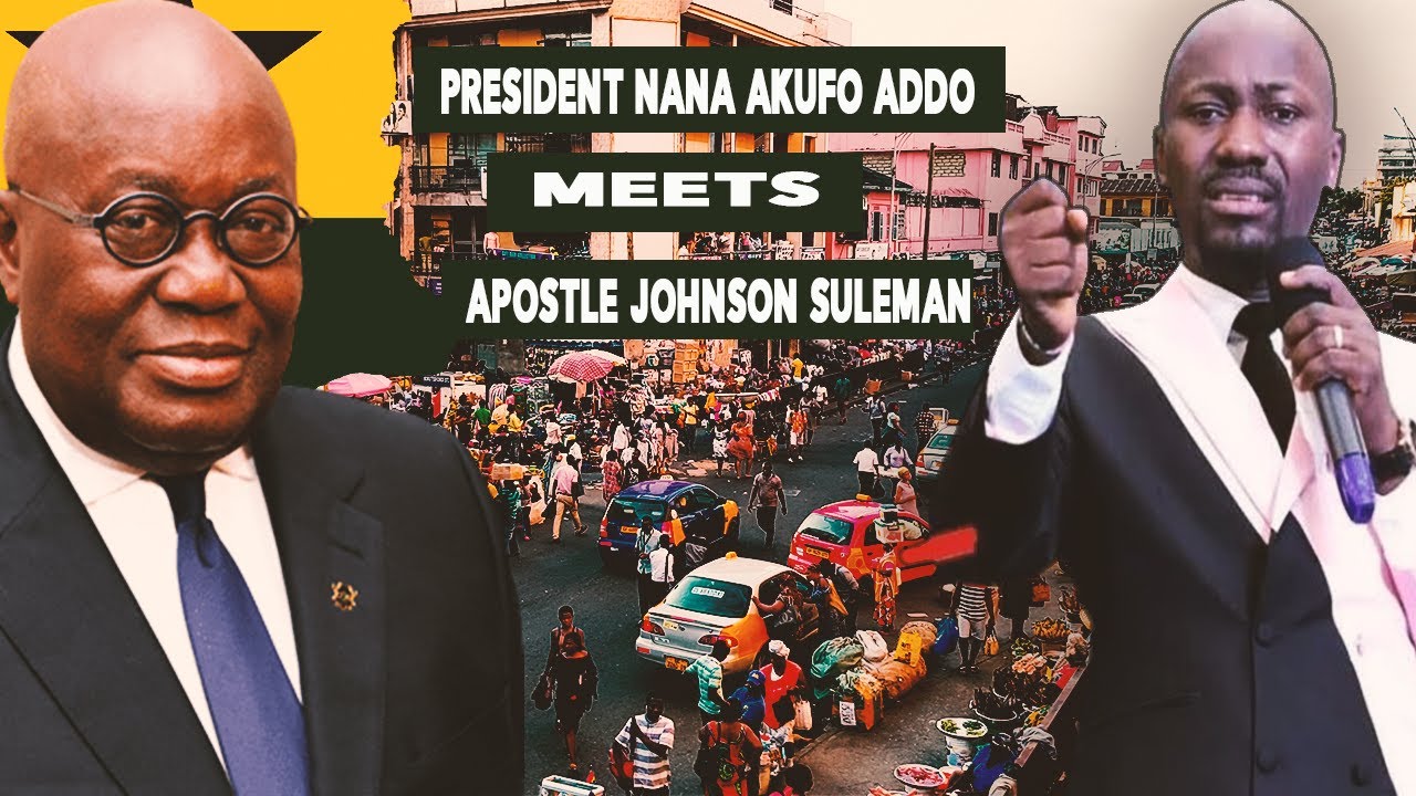 Apostle Johnson Suleman Visits President Nana Akufo Addo Of Ghana. #shorts
