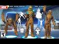 CHEWBACCA Fortnite x Star Wars doing all Built-In Emotes and Funny Dances